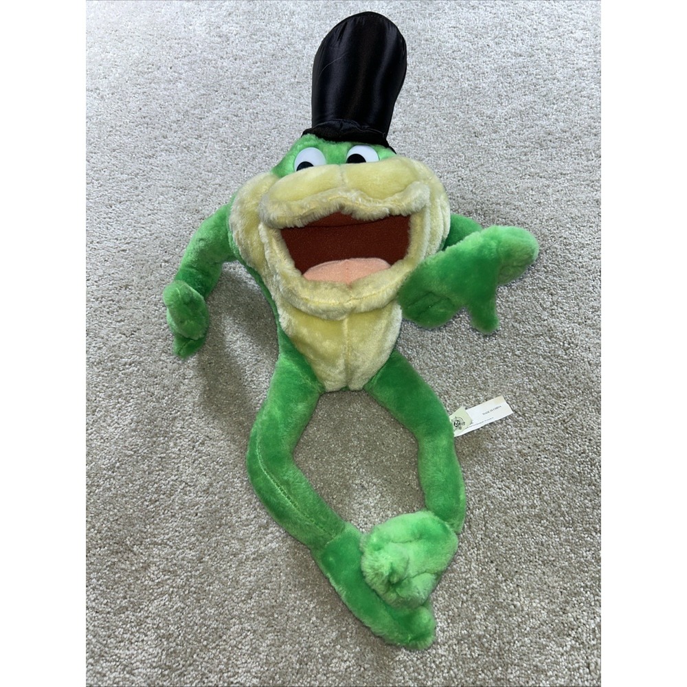 Vintage Looney Tunes Michigan J Frog Plush‎ Stuffed Toy Warner Bros